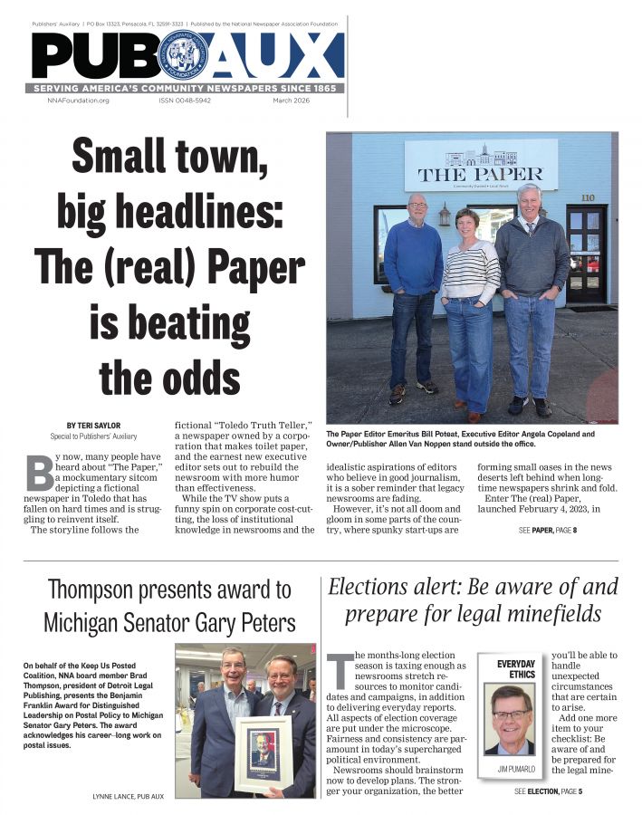 Current issue of Publishers' Auxiliary