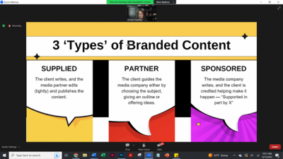 Amber Nettles, senior VP of growth and strategy at the Chicago Reader, explains the different types of branded content and how to structure pricing around those types that generate the most staff resources.