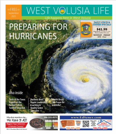 A draft copy of the first edition of West Volusia Life, a new magazine, which will have 20K circulation, 5K inserted in The Beacon, 2K rack-and-stack, and 13K delivered by the USPS every door delivery system. A draft copy of the first edition of West Volusia Life, a new magazine, which will have 20K circulation, 5K inserted in The Beacon, 2K rack-and-stack, and 13K delivered by the USPS every door delivery system.