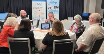 Rick L. Bussler, publisher of the Steele County Times in Blooming Prairie, Minnesota, presents a flash session on the Times  circulation growth and tactics, which earned the paper an It s All About Audience award in the 2025 Better Newspaper Contest.