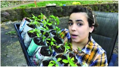Becky of Acre Homestead on YouTube shares a tutorial of repotting pepper seedlings into paper pots made of folded newspaper. Click here to watch this video on YouTube.